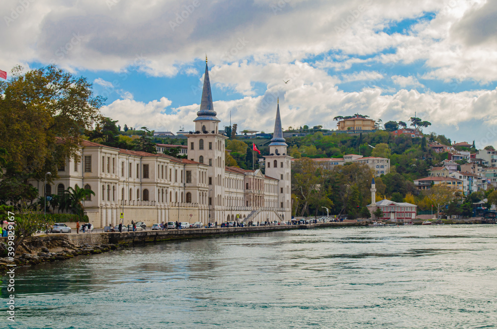View of Istanbul from the Bosphorus Bay