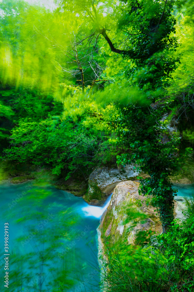 Nacedero del Urederra, Urbasa Andia Natural Park, Navarra, Spain, Europe Nacedero del Urederra, Urbasa Andia Natural Park, Navarra, Spain, Europe