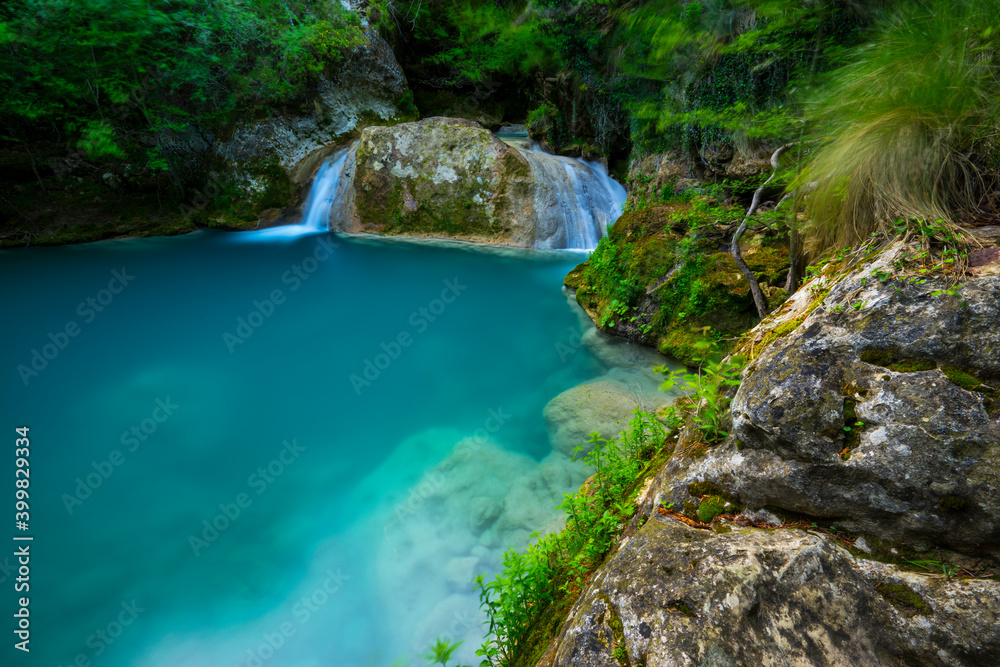Nacedero del Urederra, Urbasa Andia Natural Park, Navarra, Spain, Europe Nacedero del Urederra, Urbasa Andia Natural Park, Navarra, Spain, Europe