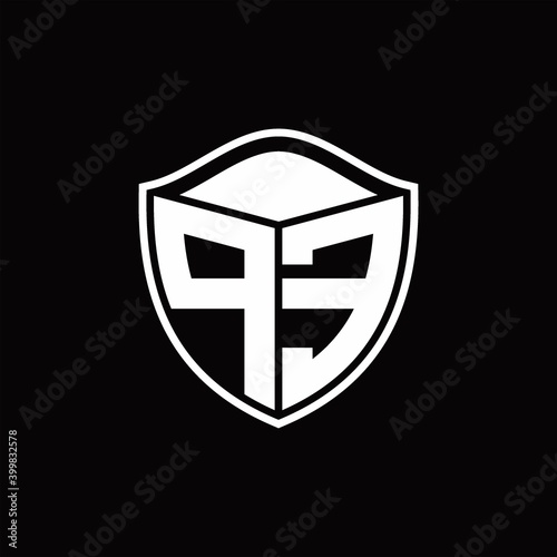 PE Logo monogram shield shape with outline rounded design template Free Download PE Logo monogram shield shape with outline rounded design template - GFXLoad
