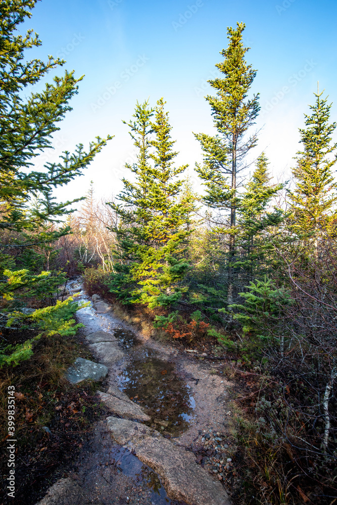 Scenic sunrise at the top of Cadillac mountain Acadia National park Scenic sunrise at the top of Cadillac mountain Acadia National park