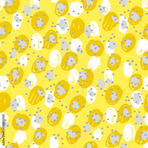 Abstract sketch yellow and ...