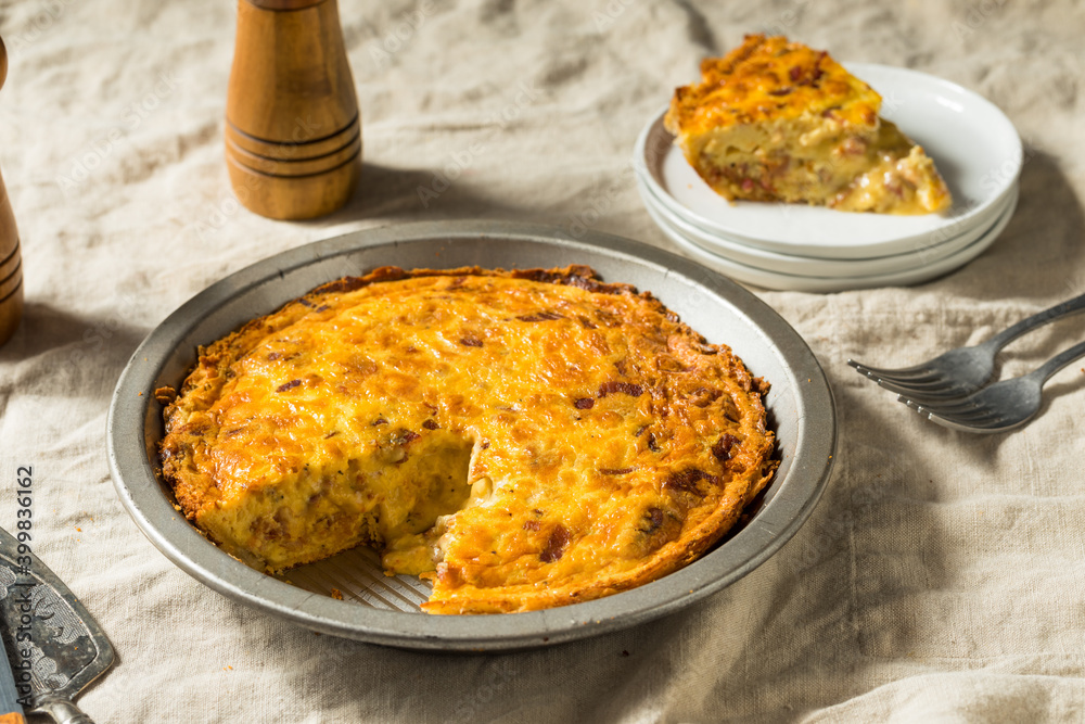 Homemade Breakfast Bacon Quiche Homemade Breakfast Bacon Quiche