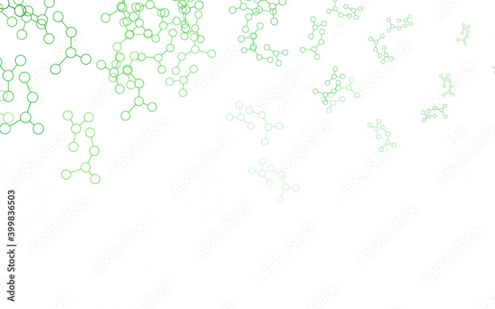 Light Green vector background with forms of artificial intelligence. Light Green vector background with forms of artificial intelligence.