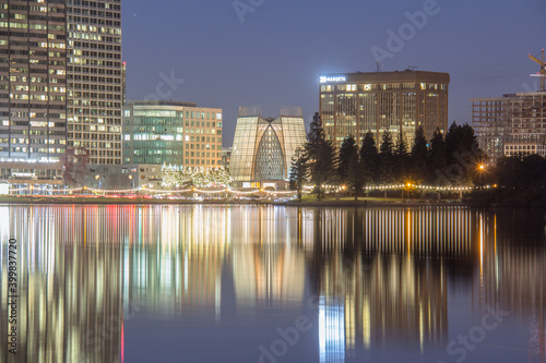 Oakland Skyline in the Evening