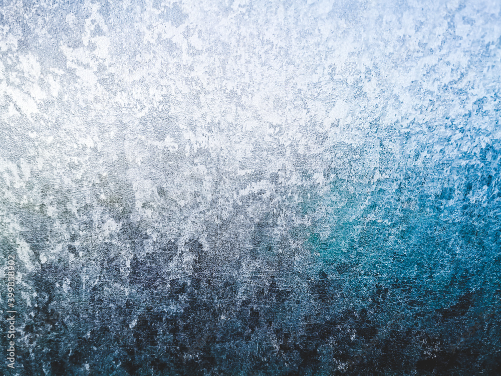 Frosty Car Window In a Cold Morning Frosty Car Window In a Cold Morning