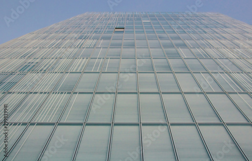 immeuble en verre  architecture moderne