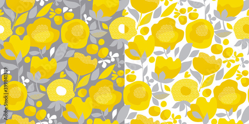 Abstract shapes summer flow...