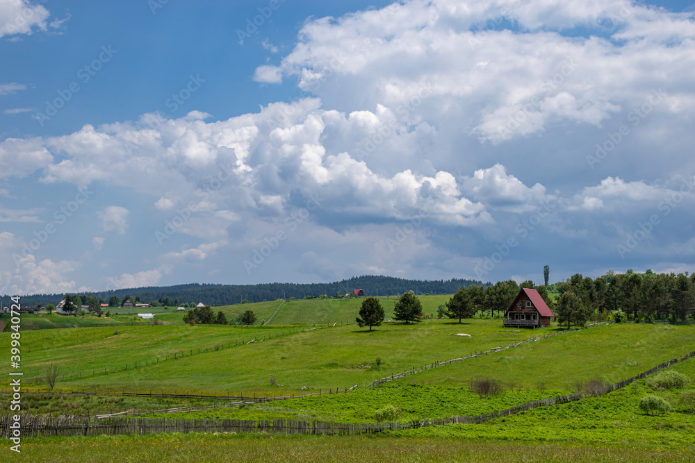 Obraz premium landscape with sky and clouds
