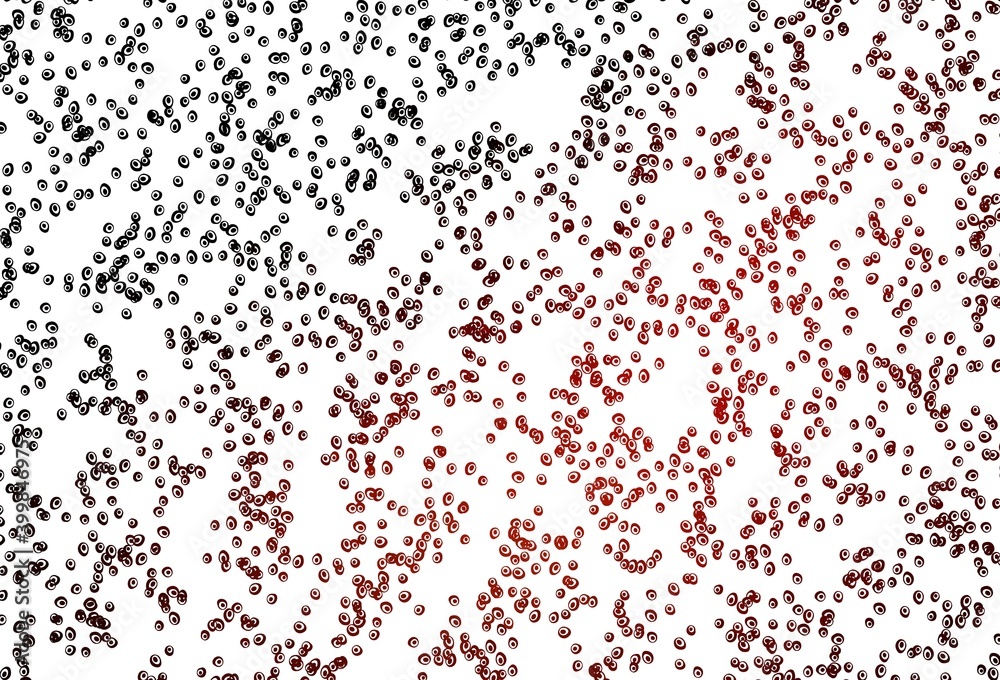 Light Red vector texture with disks.