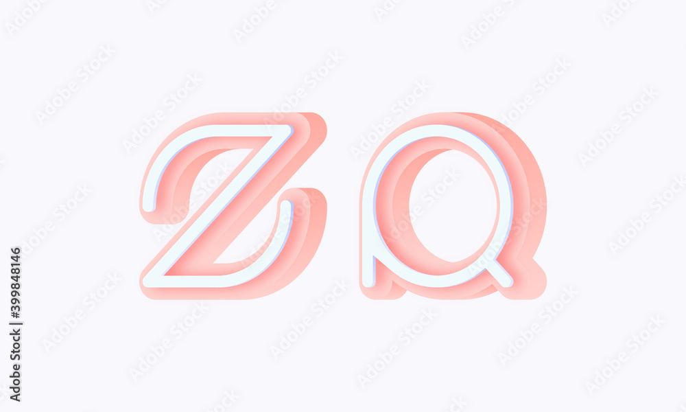 3D isometric premade logo rounded kids store circle monogram alphabet characters 3D isometric premade logo rounded kids store circle monogram alphabet characters