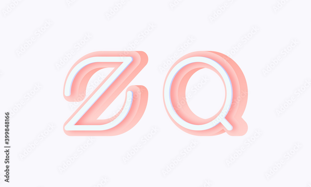 3D isometric premade logo rounded kids store circle monogram alphabet characters 3D isometric premade logo rounded kids store circle monogram alphabet characters