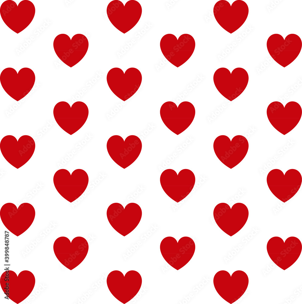 seamless pattern with hearts