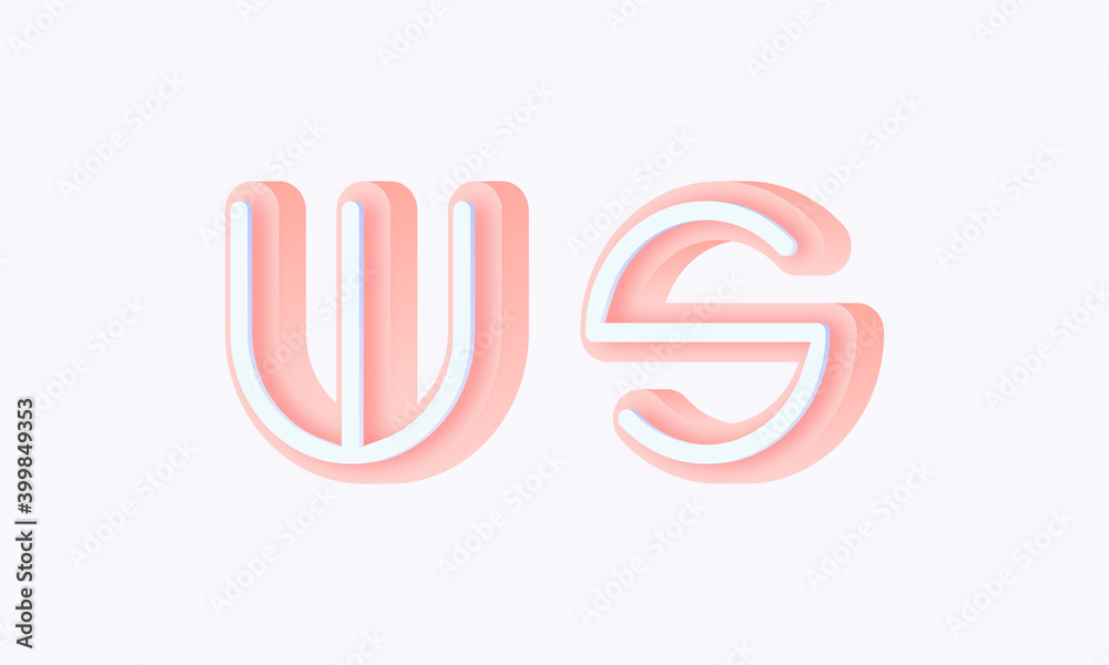 3D isometric premade logo rounded kids store circle monogram alphabet characters 3D isometric premade logo rounded kids store circle monogram alphabet characters