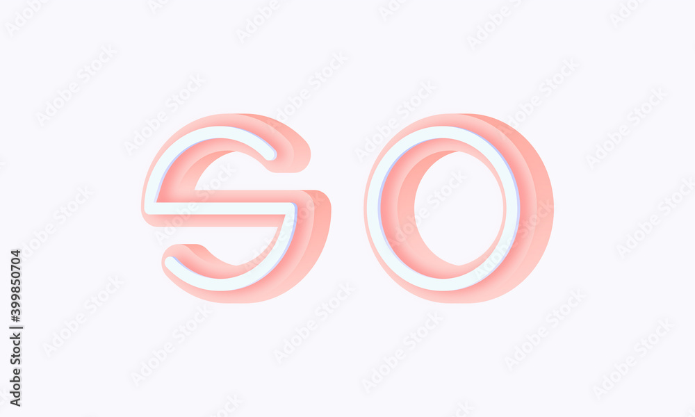 3D isometric premade logo rounded kids store circle monogram alphabet characters 3D isometric premade logo rounded kids store circle monogram alphabet characters