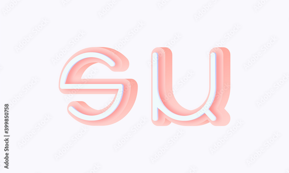 3D isometric premade logo rounded kids store circle monogram alphabet characters 3D isometric premade logo rounded kids store circle monogram alphabet characters