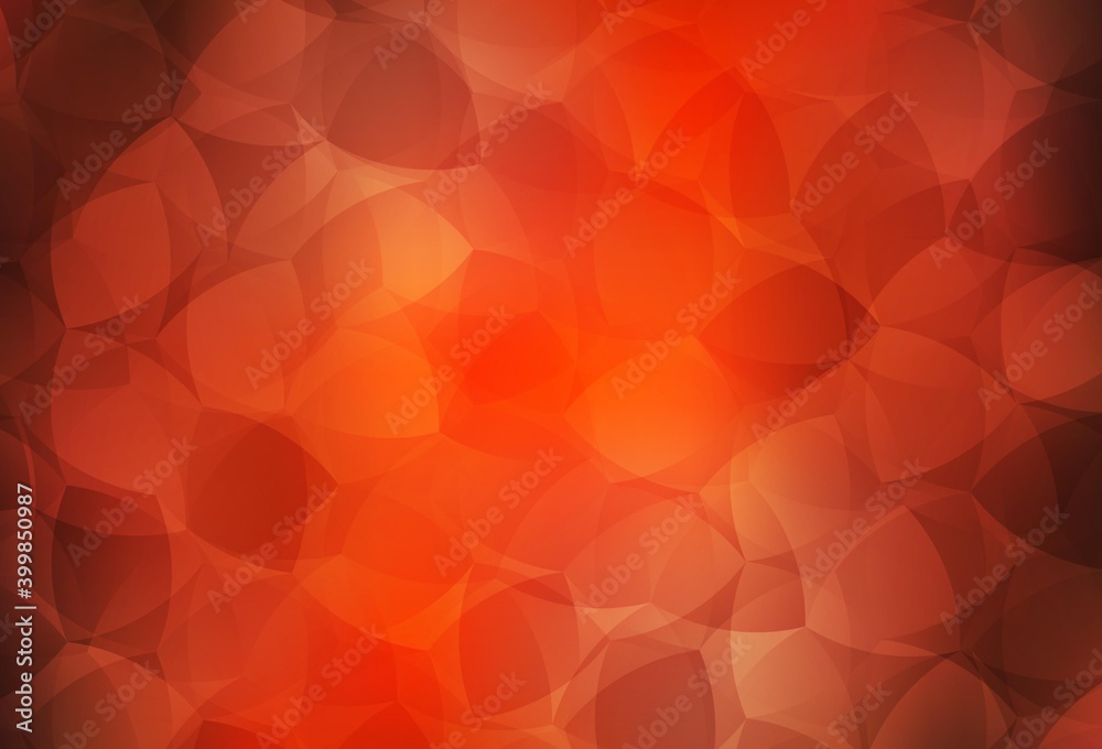 Light Red vector gradient triangles pattern.