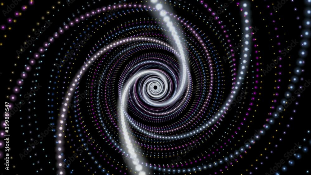 Futuristic animation with particle stripe object in slow motion, 4096x2304 loop 4K Futuristic animation with particle stripe object in slow motion, 4096x2304 loop 4K