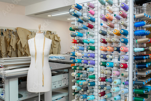 Sartorial mannequin in atelier interior