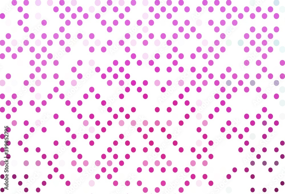 Light Pink vector layout with circle shapes.