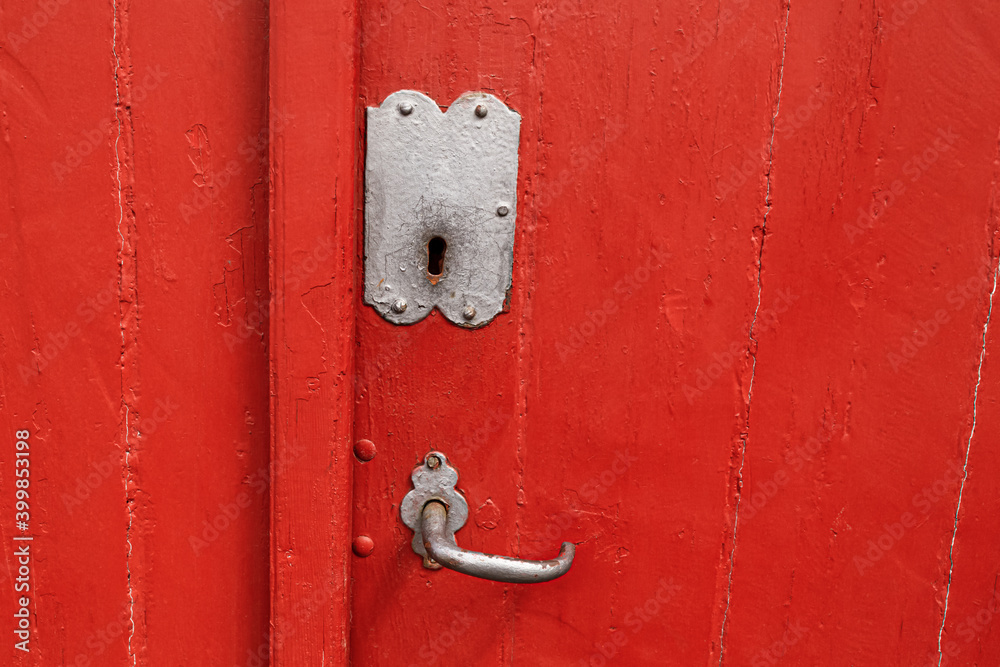 Old Keyhole and Door Handle
