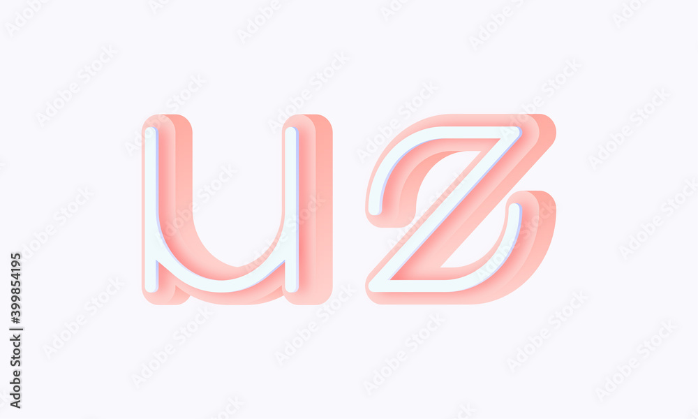 3D isometric premade logo rounded kids store circle monogram alphabet characters 3D isometric premade logo rounded kids store circle monogram alphabet characters