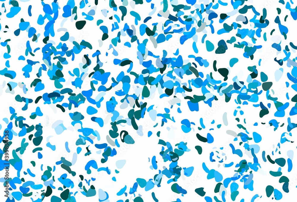 Light blue vector texture with random forms. Light blue vector texture with random forms.