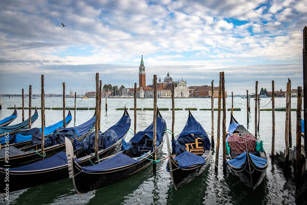 the gondolas of Venice