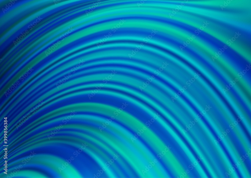 Light BLUE vector background with liquid shapes. Light BLUE vector background with liquid shapes.