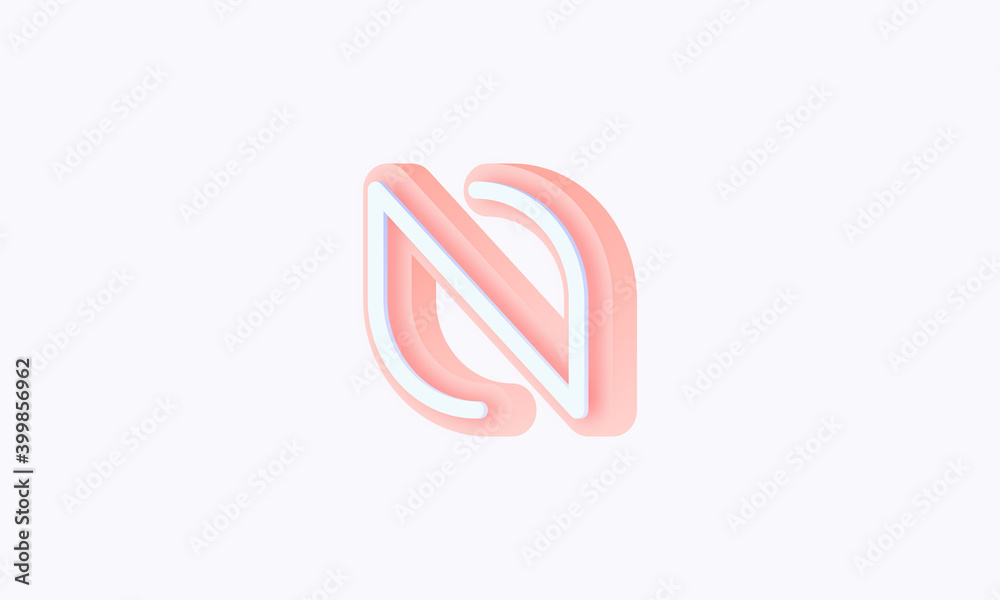 3D isometric premade logo rounded kids store circle monogram alphabet characters 3D isometric premade logo rounded kids store circle monogram alphabet characters