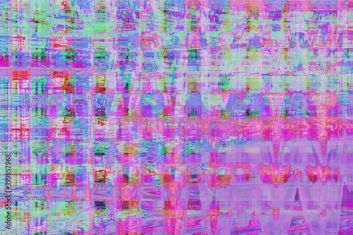 Glitch digital abstract artifacts distortion background, media pattern.