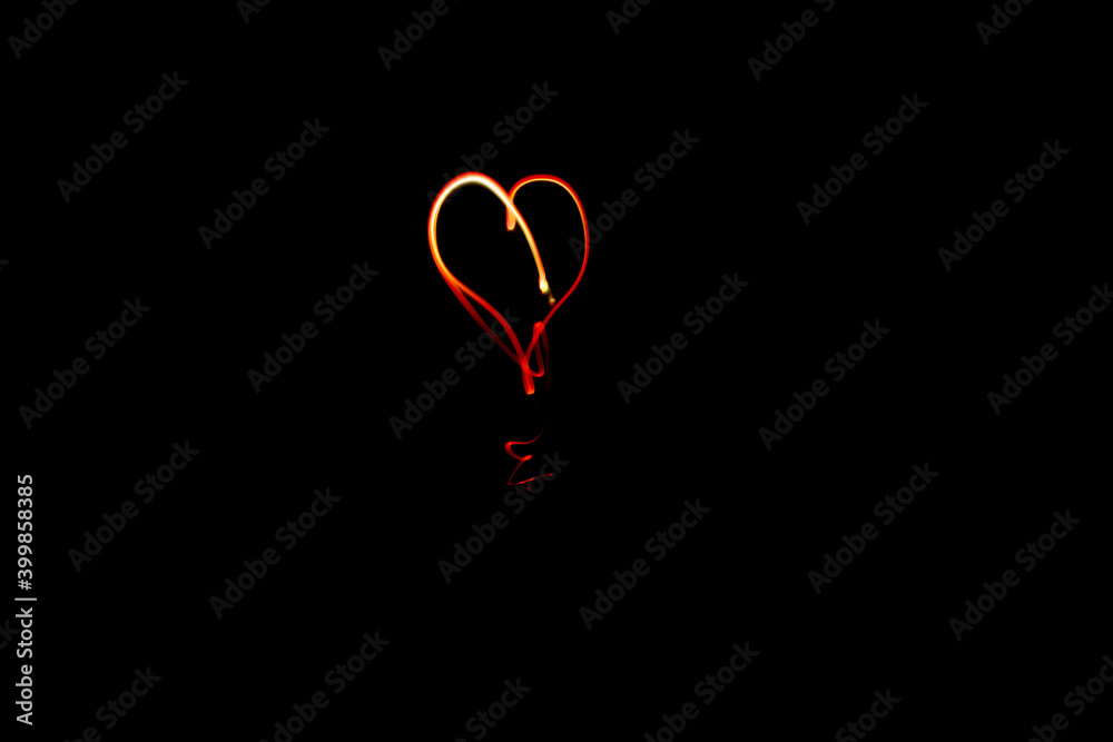 Light Trail Heart Light Trail Heart
