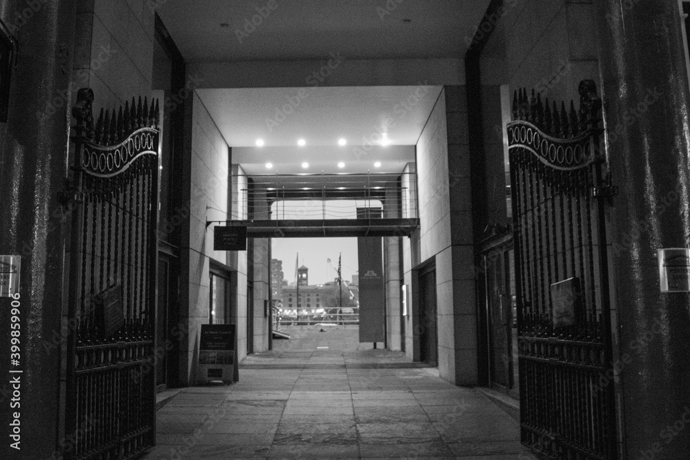Fototapeta premium old abandoned corridor