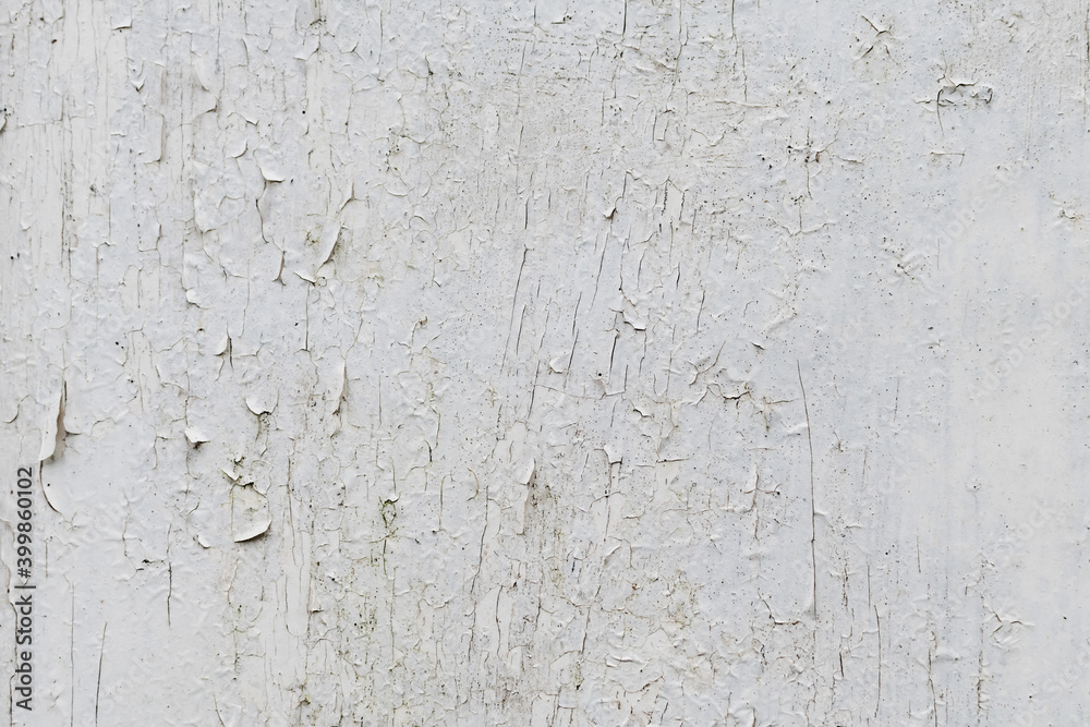 Cracked old paint on the surface
