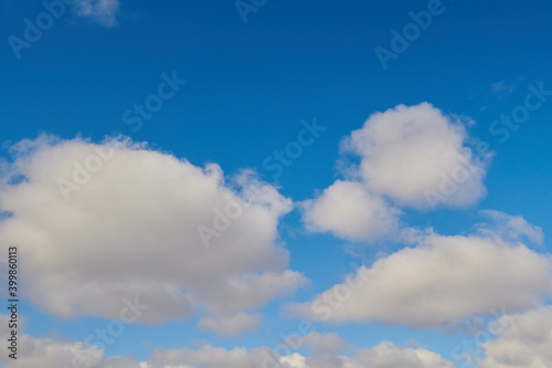 blue sky with clouds