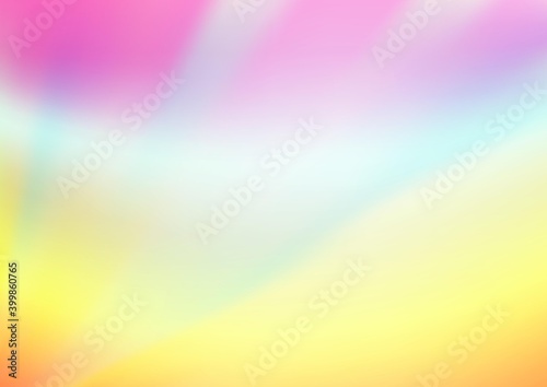 Light Multicolor, Rainbow vector abstract blurred background.