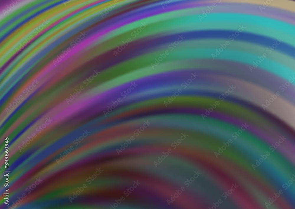 Light Silver, Gray vector pattern with lines, ovals. Light Silver, Gray vector pattern with lines, ovals.