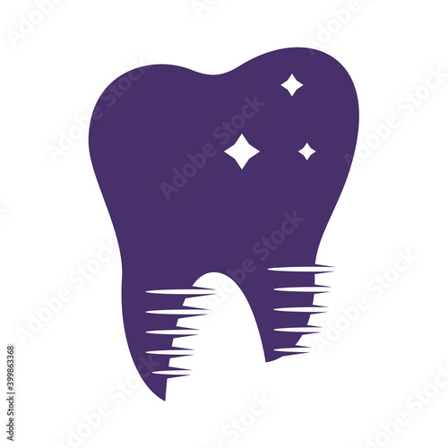 Dental logo Template vector illustration design. Dental Clinic Logo Teeth abstract design vector template.