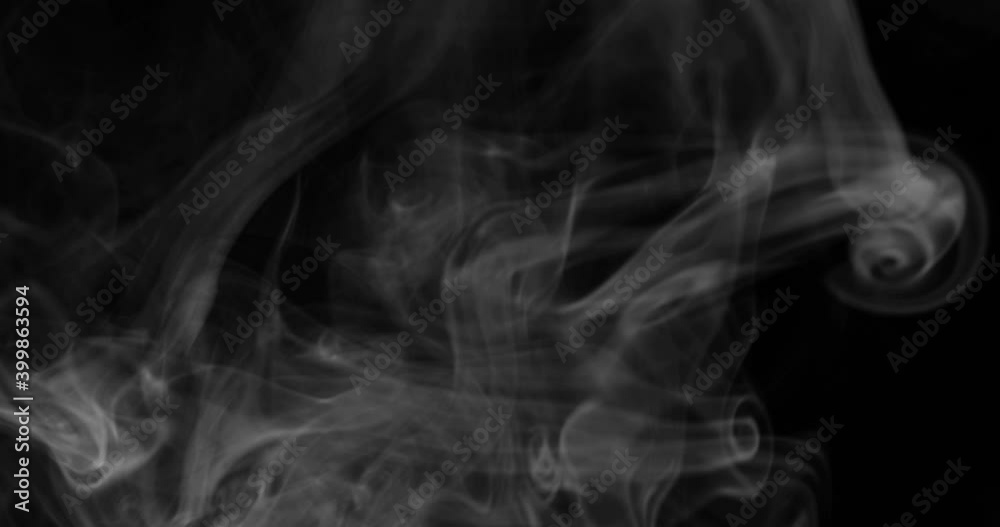 Smoke background. White smoke floating through space against black background Smoke background. White smoke floating through space against black background