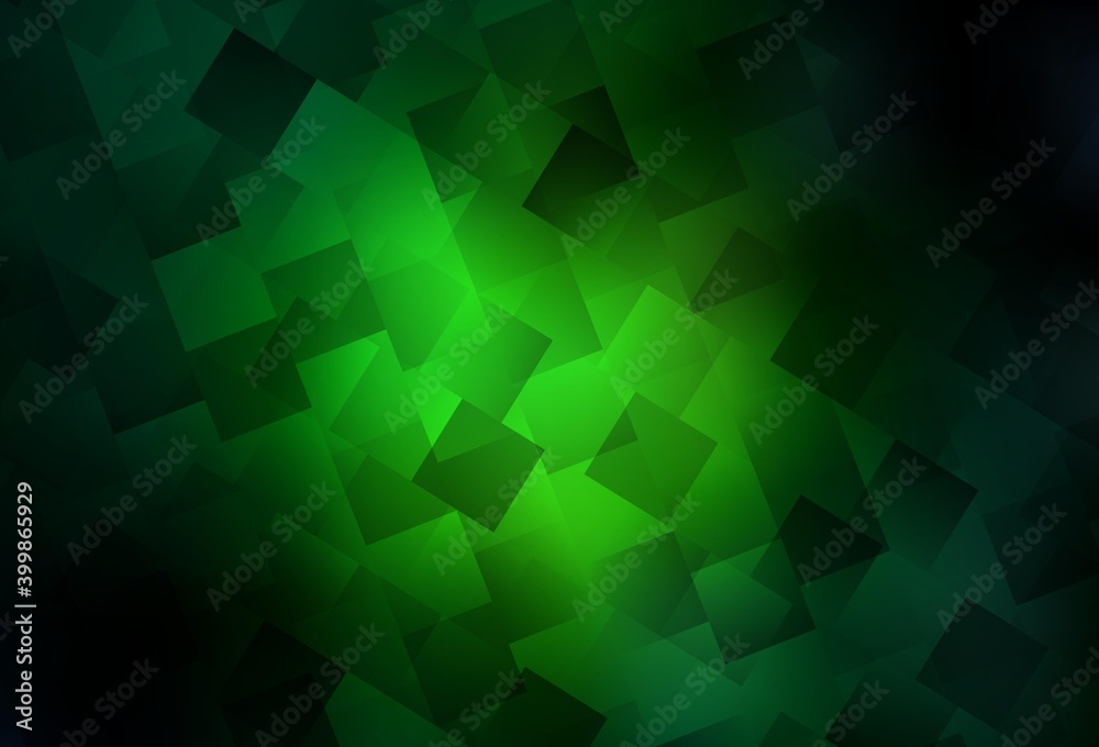 Dark Green vector backdrop with rhombus. Dark Green vector backdrop with rhombus.