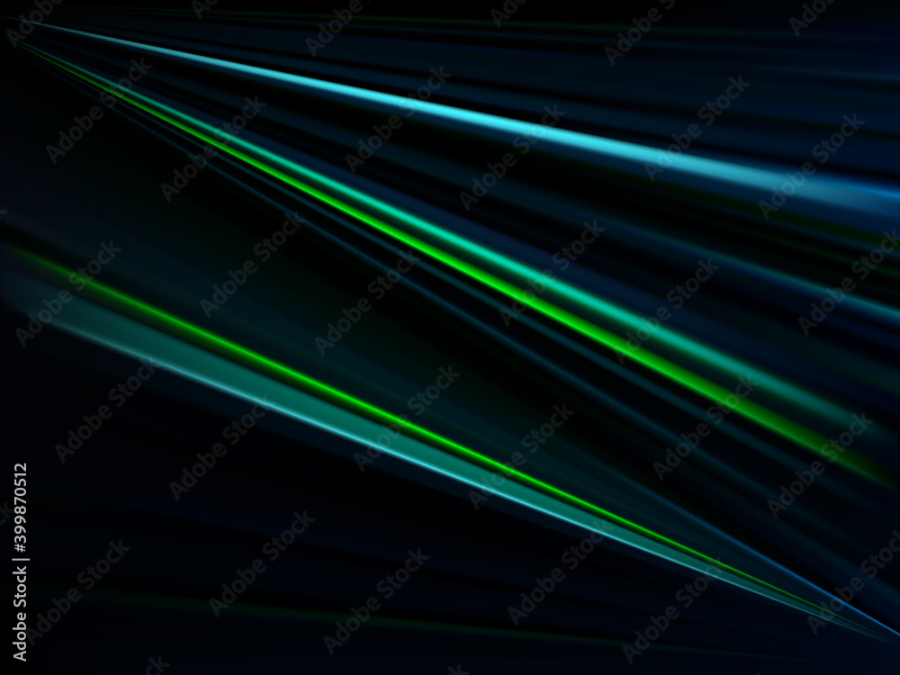 Colorful striped 3D background. Abstract vector illustration with lines.