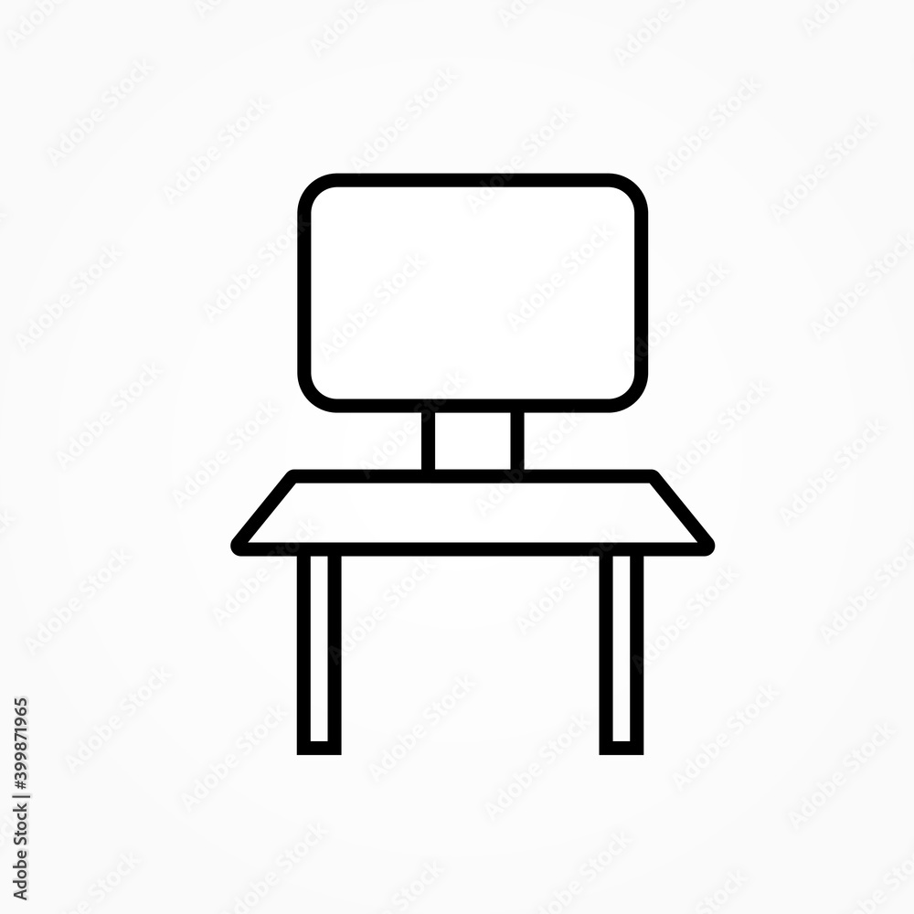 tv and computer sign icon tv and computer sign icon
