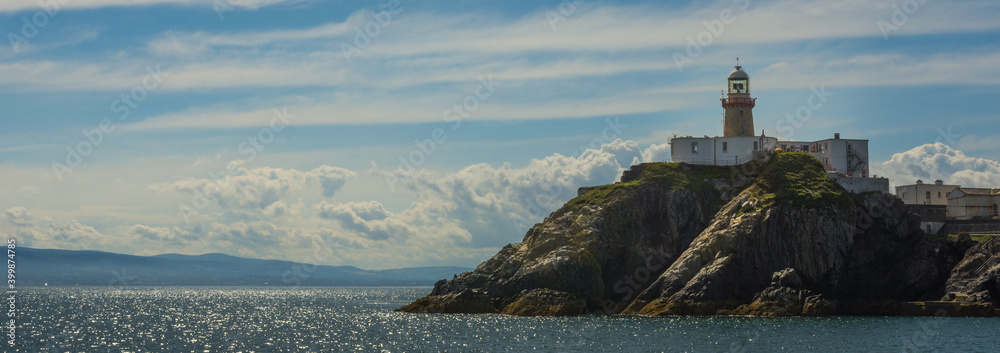 Fototapeta premium The Baily Lighthouse, Howth Head, Dublin, Ireland