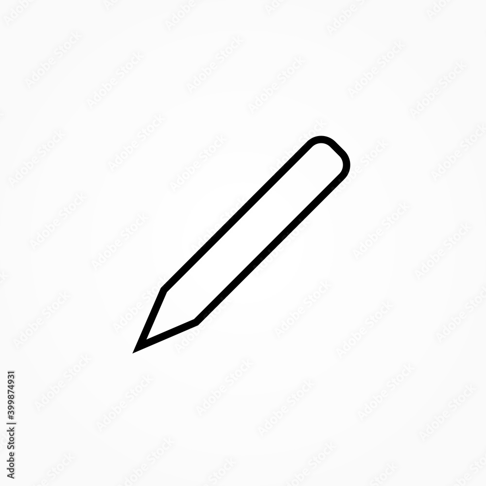 pencil line icon pencil line icon