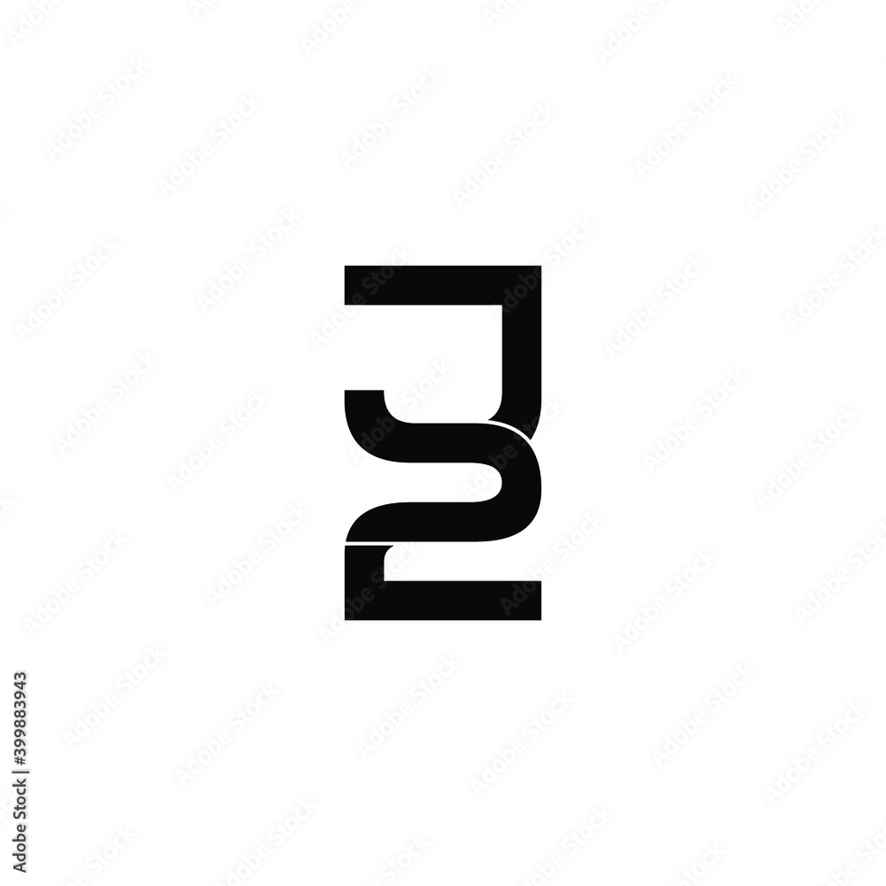 j2 letter original monogram logo design j2 letter original monogram logo design