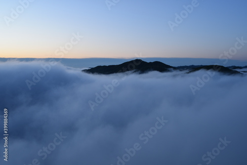 Sea of clouds in early morning