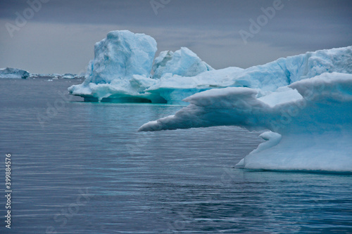 Icebergs in Disko Bay, Ilulissat, West Greenland © Michele Burgess