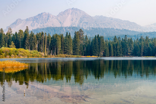 Lake view in Lassen Volcanic National Park