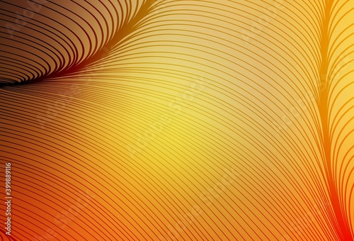 Light Orange vector backdrop with wry lines.