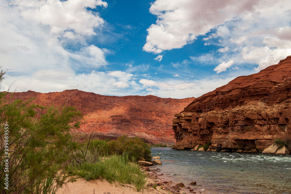 Lee's Ferry on the Colorado River near the Grand Canyon